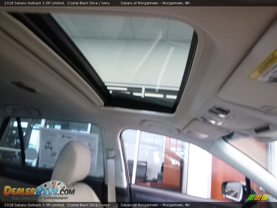 2018 Subaru Outback 3.6R Limited Crystal Black Silica / Ivory Photo #9