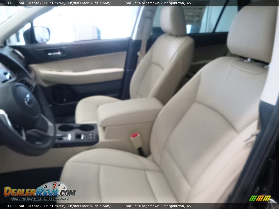 2018 Subaru Outback 3.6R Limited Crystal Black Silica / Ivory Photo #10