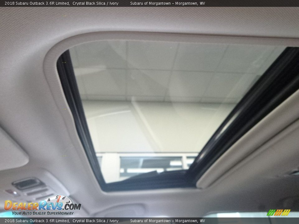 2018 Subaru Outback 3.6R Limited Crystal Black Silica / Ivory Photo #14