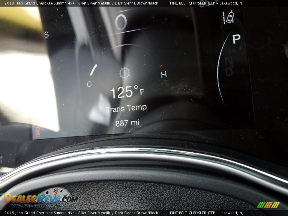 2018 Jeep Grand Cherokee Summit 4x4 Billet Silver Metallic / Dark Sienna Brown/Black Photo #10