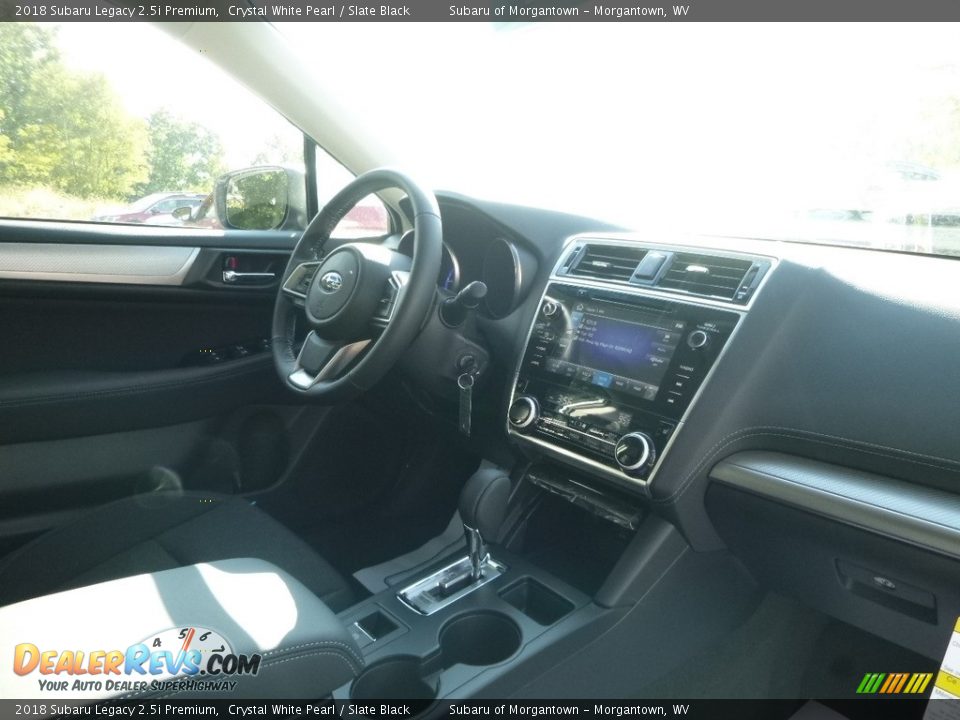 2018 Subaru Legacy 2.5i Premium Crystal White Pearl / Slate Black Photo #11