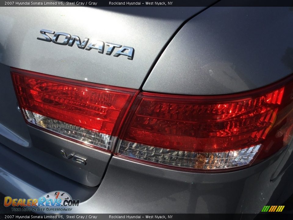 2007 Hyundai Sonata Limited V6 Steel Gray / Gray Photo #23