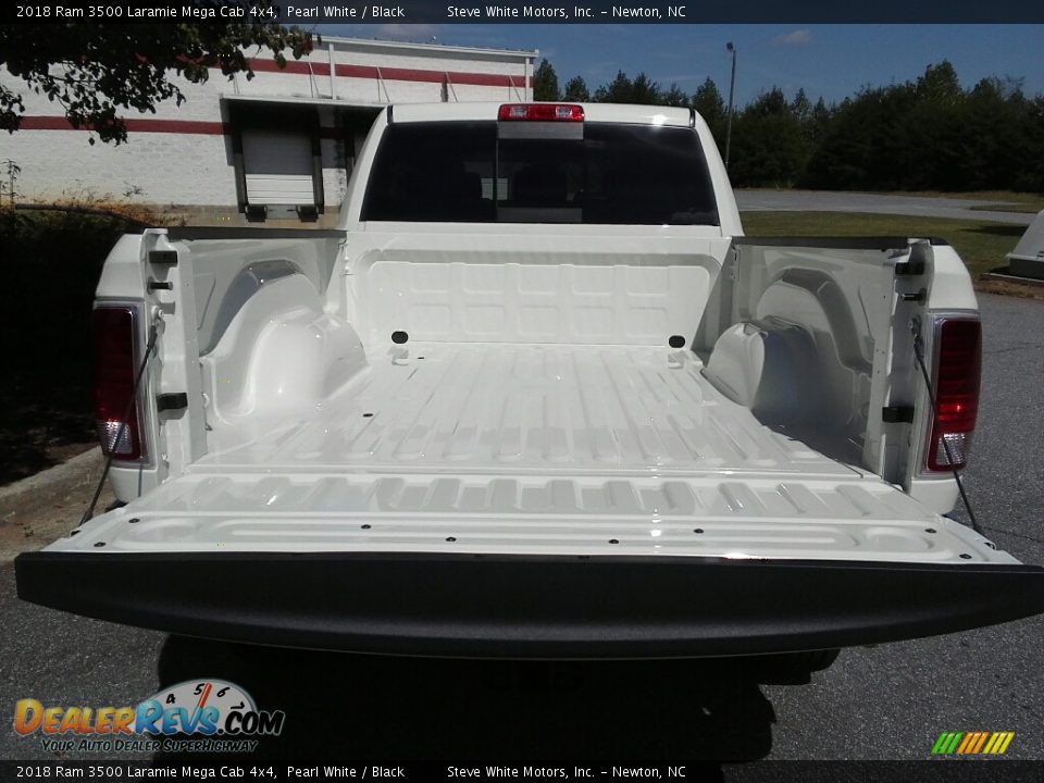 2018 Ram 3500 Laramie Mega Cab 4x4 Pearl White / Black Photo #11