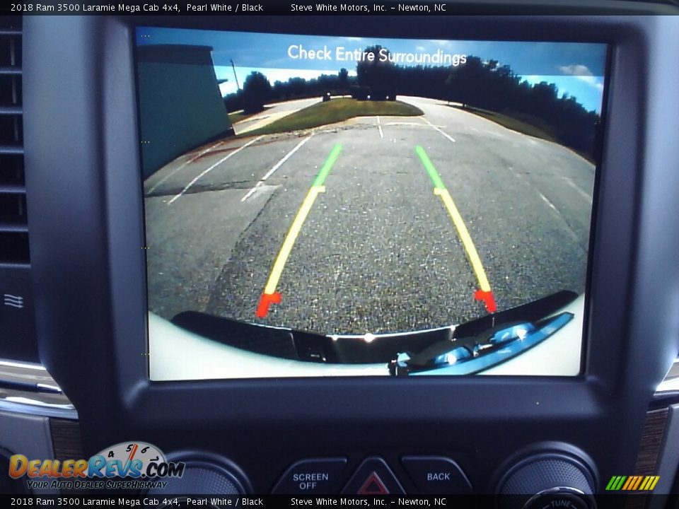 2018 Ram 3500 Laramie Mega Cab 4x4 Pearl White / Black Photo #22