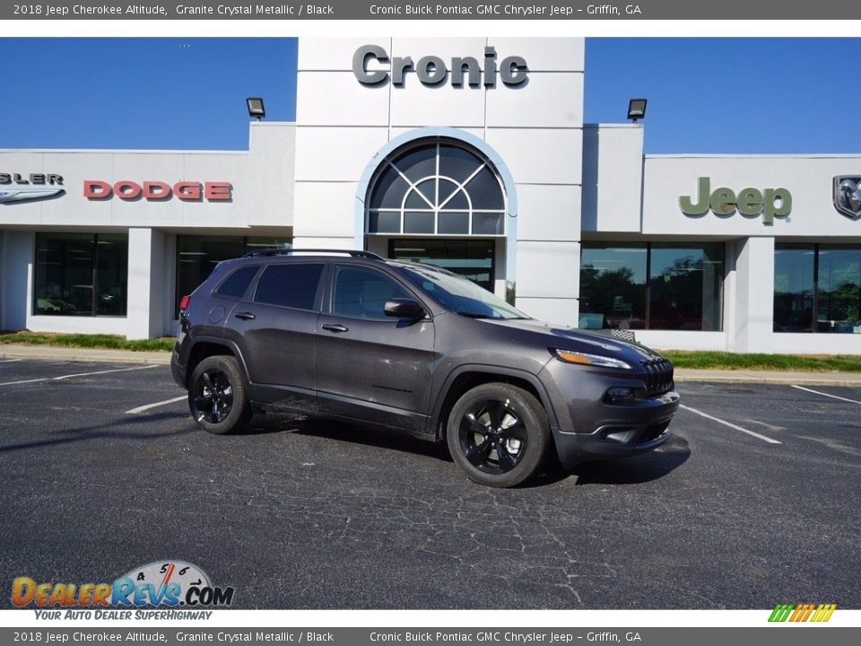 2018 Jeep Cherokee Altitude Granite Crystal Metallic / Black Photo #1