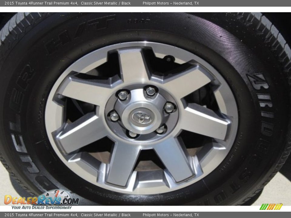 2015 Toyota 4Runner Trail Premium 4x4 Classic Silver Metallic / Black Photo #5