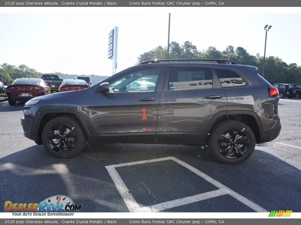 2018 Jeep Cherokee Altitude Granite Crystal Metallic / Black Photo #4