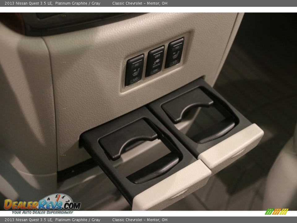 2013 Nissan Quest 3.5 LE Platinum Graphite / Gray Photo #13