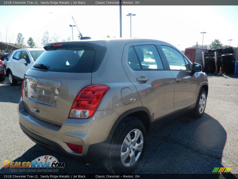 2018 Chevrolet Trax LS Sandy Ridge Metallic / Jet Black Photo #4