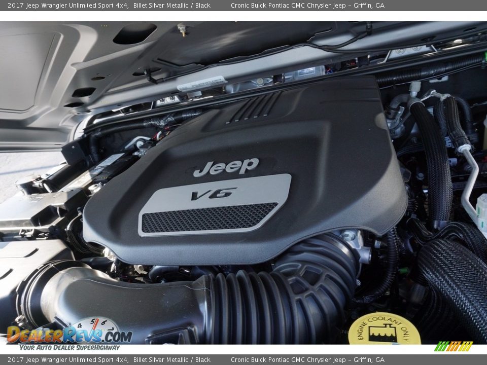2017 Jeep Wrangler Unlimited Sport 4x4 Billet Silver Metallic / Black Photo #12