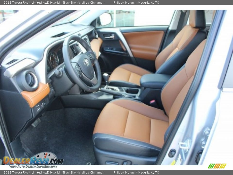 Cinnamon Interior - 2018 Toyota RAV4 Limited AWD Hybrid Photo #7