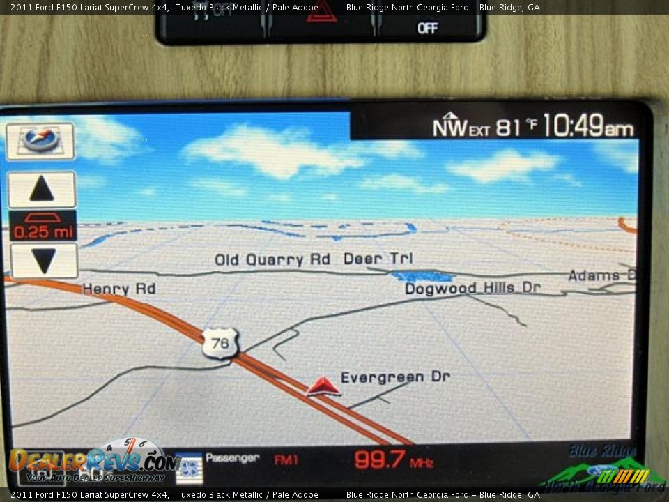 2011 Ford F150 Lariat SuperCrew 4x4 Tuxedo Black Metallic / Pale Adobe Photo #15