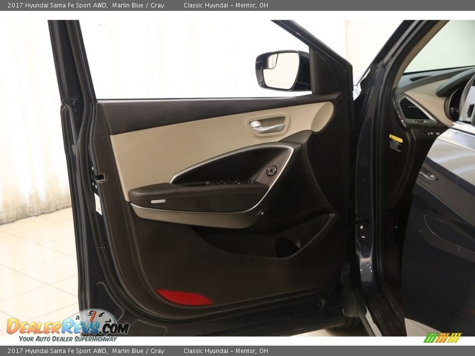 2017 Hyundai Santa Fe Sport AWD Marlin Blue / Gray Photo #4