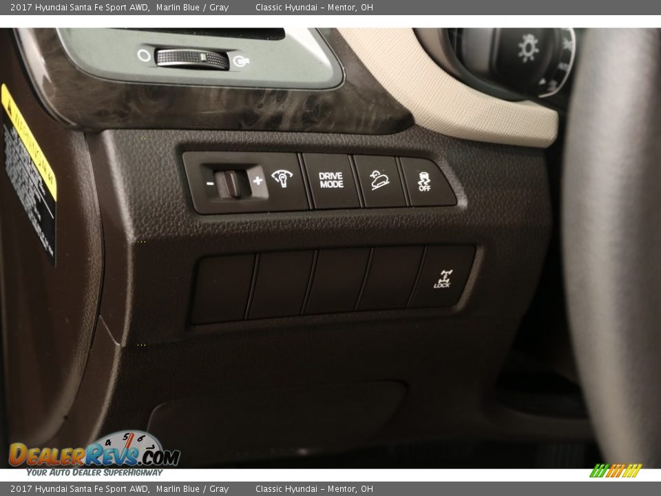 2017 Hyundai Santa Fe Sport AWD Marlin Blue / Gray Photo #5