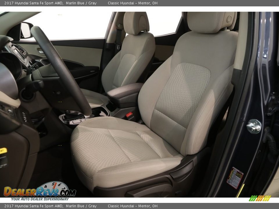 2017 Hyundai Santa Fe Sport AWD Marlin Blue / Gray Photo #6