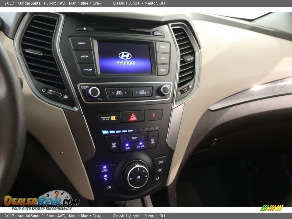 2017 Hyundai Santa Fe Sport AWD Marlin Blue / Gray Photo #10