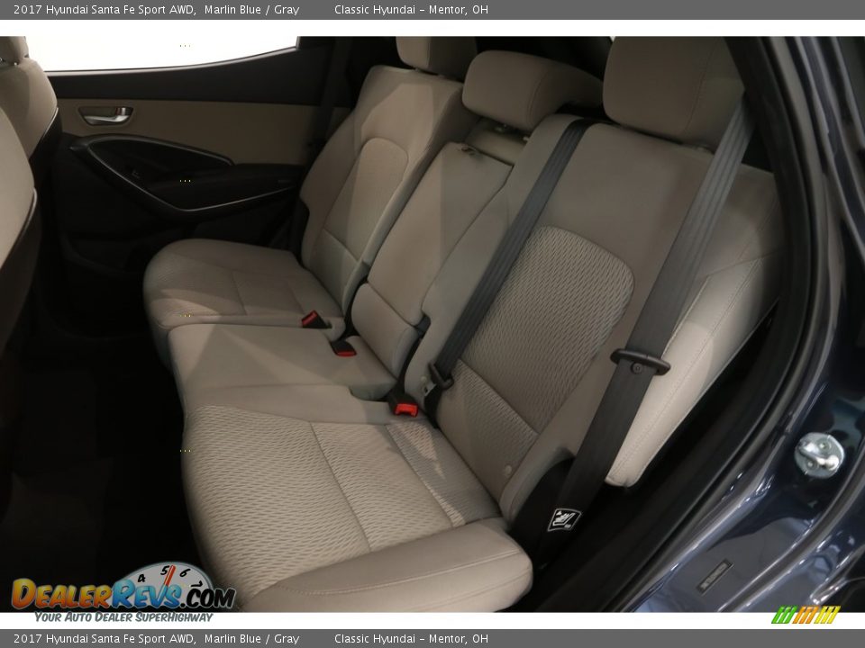 2017 Hyundai Santa Fe Sport AWD Marlin Blue / Gray Photo #17