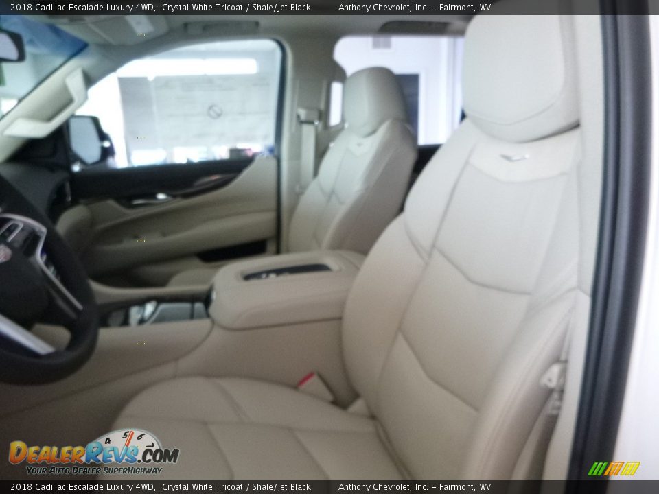 2018 Cadillac Escalade Luxury 4WD Crystal White Tricoat / Shale/Jet Black Photo #14