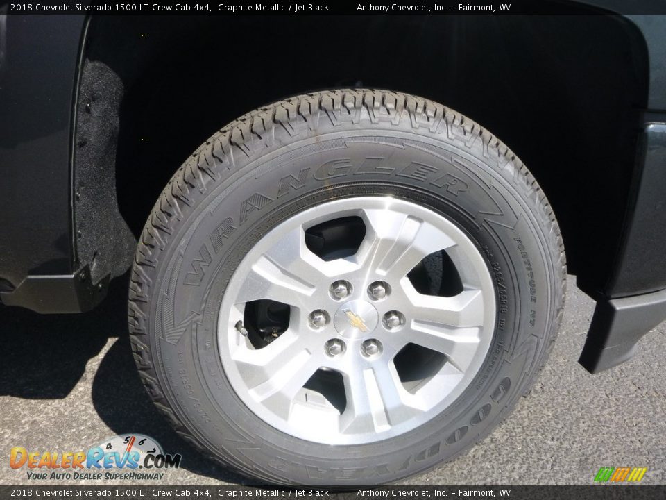 2018 Chevrolet Silverado 1500 LT Crew Cab 4x4 Graphite Metallic / Jet Black Photo #2