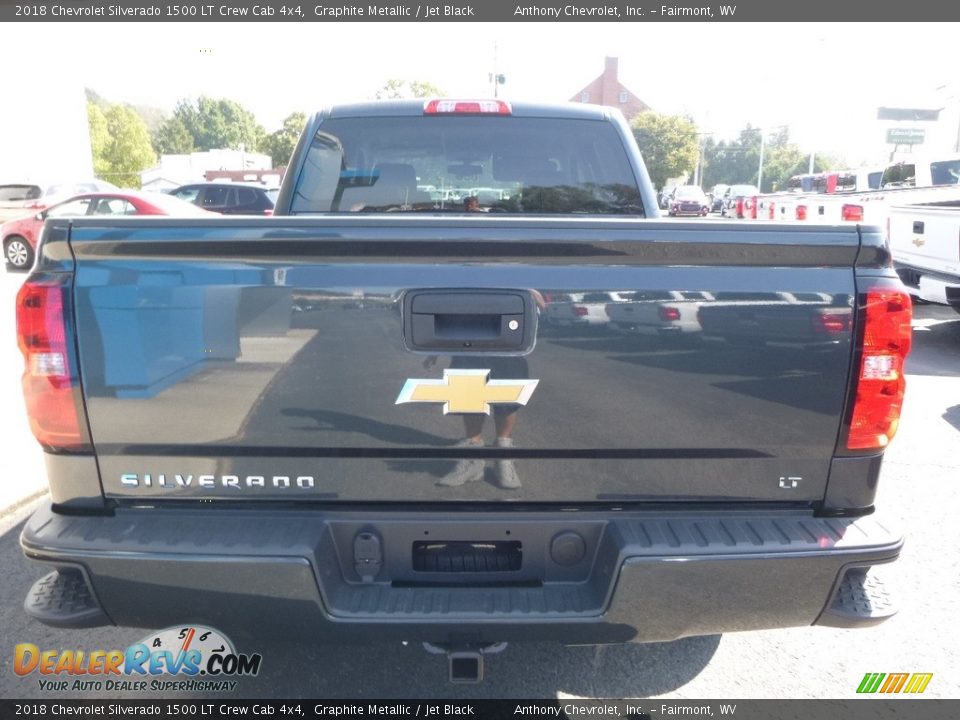 2018 Chevrolet Silverado 1500 LT Crew Cab 4x4 Graphite Metallic / Jet Black Photo #5