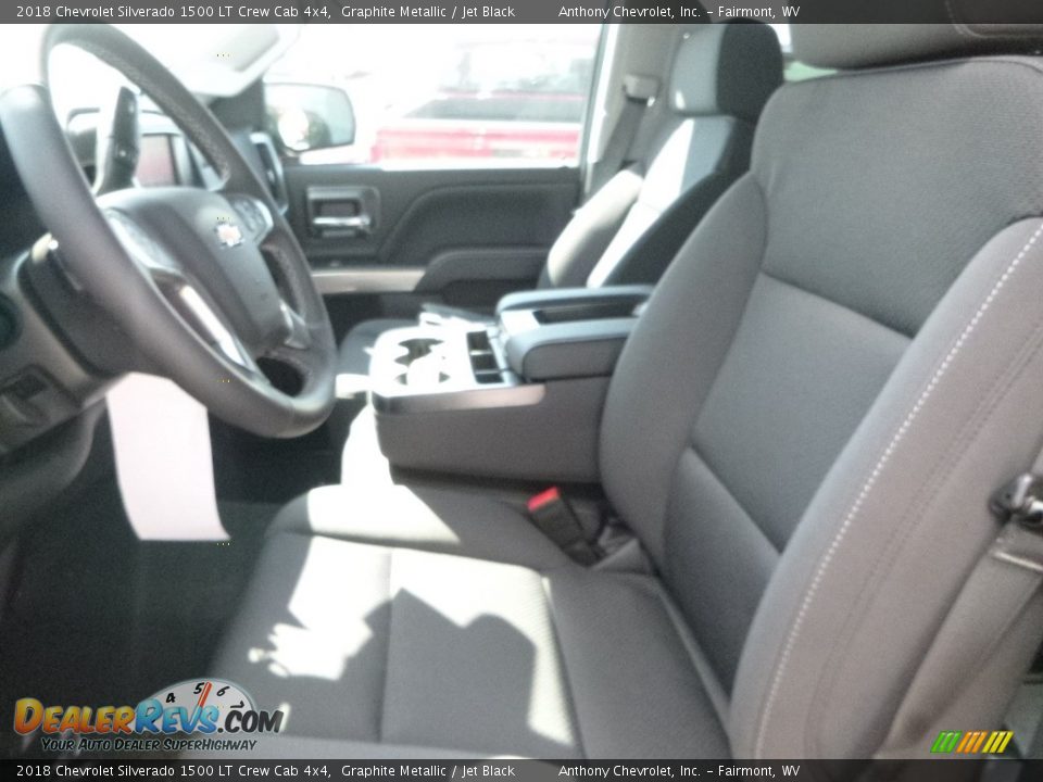 2018 Chevrolet Silverado 1500 LT Crew Cab 4x4 Graphite Metallic / Jet Black Photo #13
