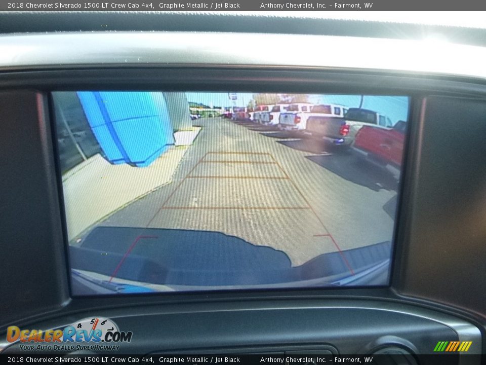 2018 Chevrolet Silverado 1500 LT Crew Cab 4x4 Graphite Metallic / Jet Black Photo #17