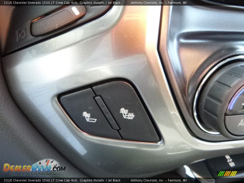 2018 Chevrolet Silverado 1500 LT Crew Cab 4x4 Graphite Metallic / Jet Black Photo #18