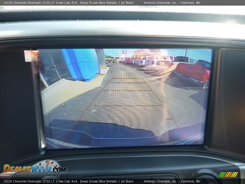 2018 Chevrolet Silverado 1500 LT Crew Cab 4x4 Deep Ocean Blue Metallic / Jet Black Photo #16