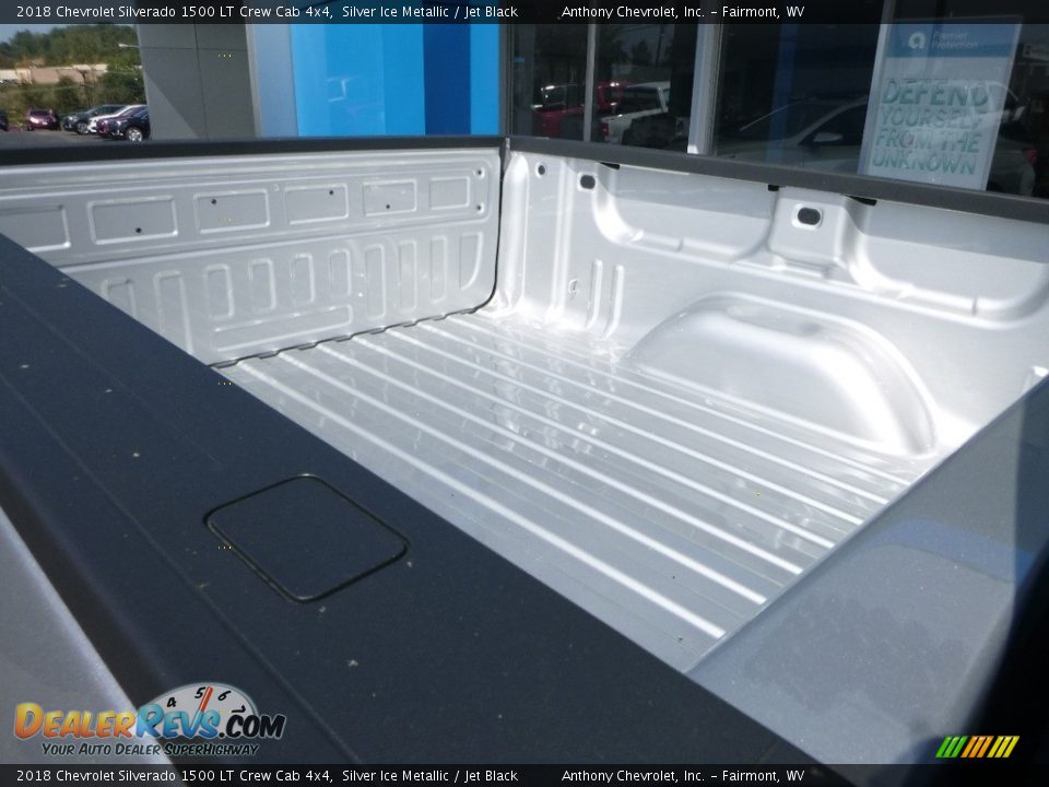 2018 Chevrolet Silverado 1500 LT Crew Cab 4x4 Silver Ice Metallic / Jet Black Photo #7