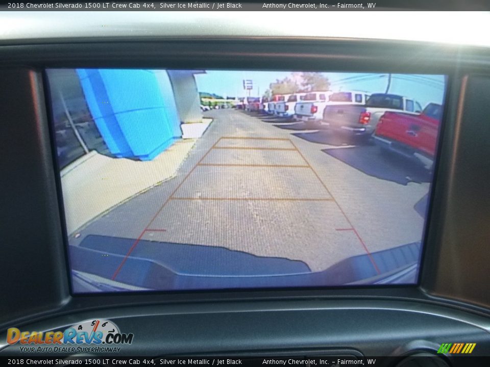 2018 Chevrolet Silverado 1500 LT Crew Cab 4x4 Silver Ice Metallic / Jet Black Photo #17