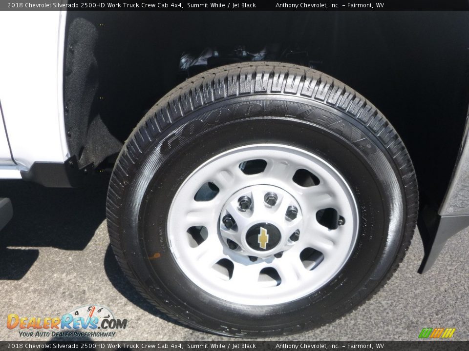 2018 Chevrolet Silverado 2500HD Work Truck Crew Cab 4x4 Summit White / Jet Black Photo #2