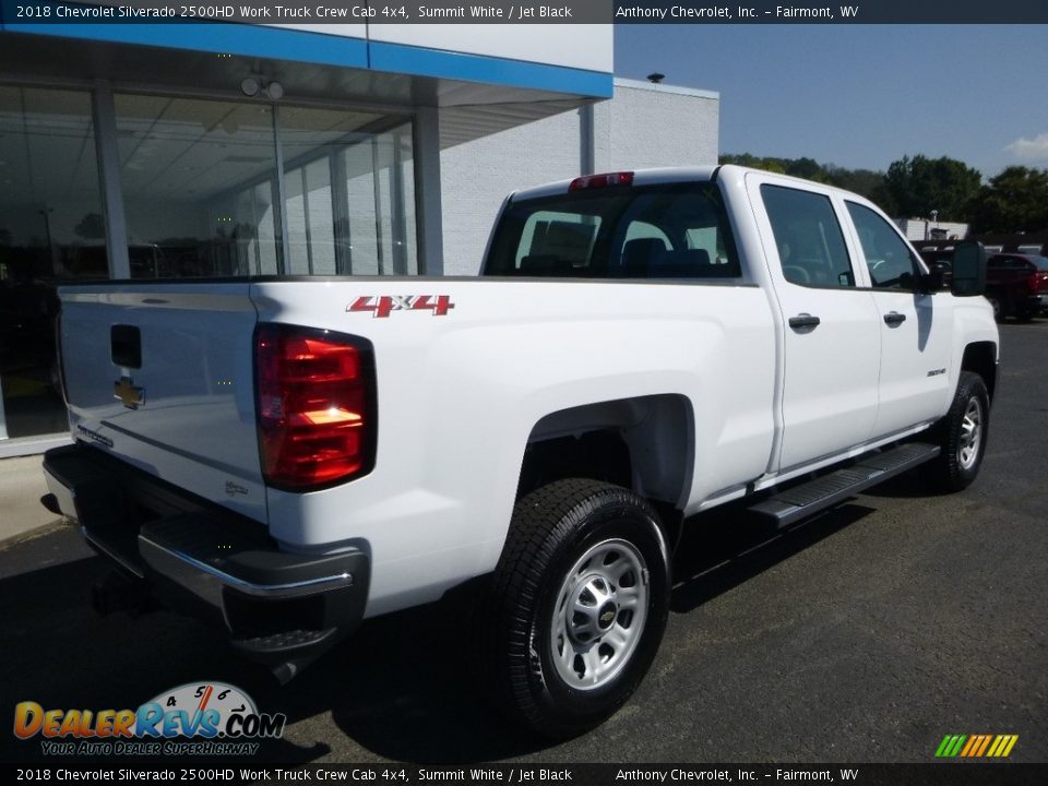 2018 Chevrolet Silverado 2500HD Work Truck Crew Cab 4x4 Summit White / Jet Black Photo #3