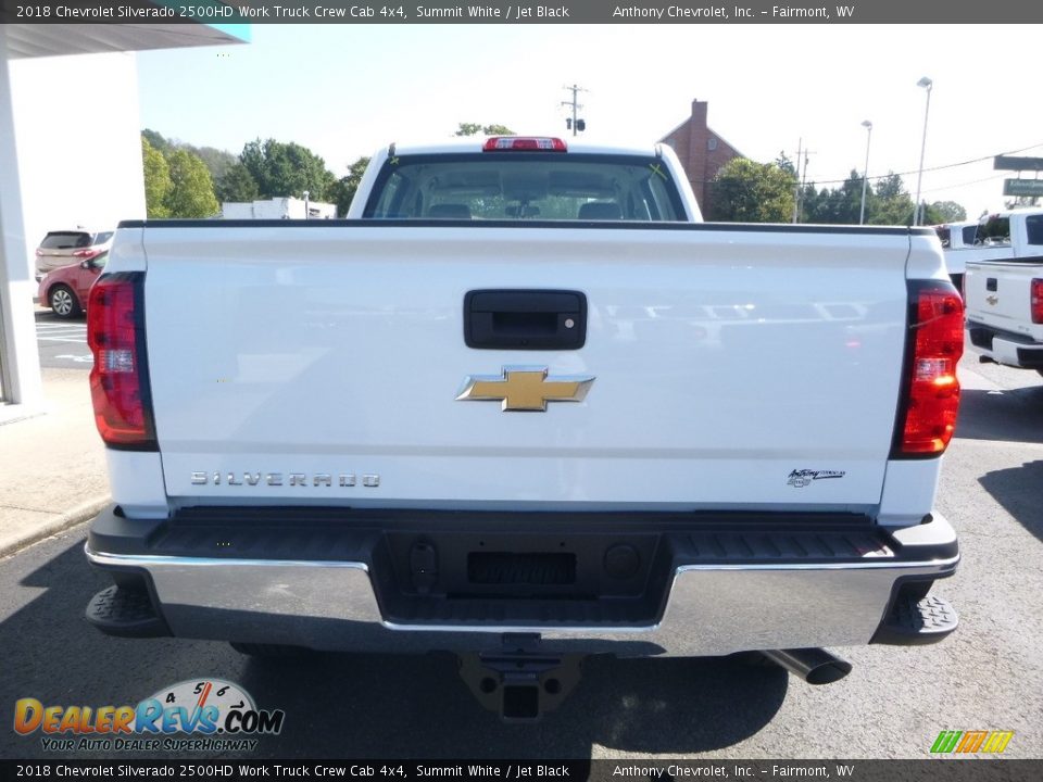 2018 Chevrolet Silverado 2500HD Work Truck Crew Cab 4x4 Summit White / Jet Black Photo #4
