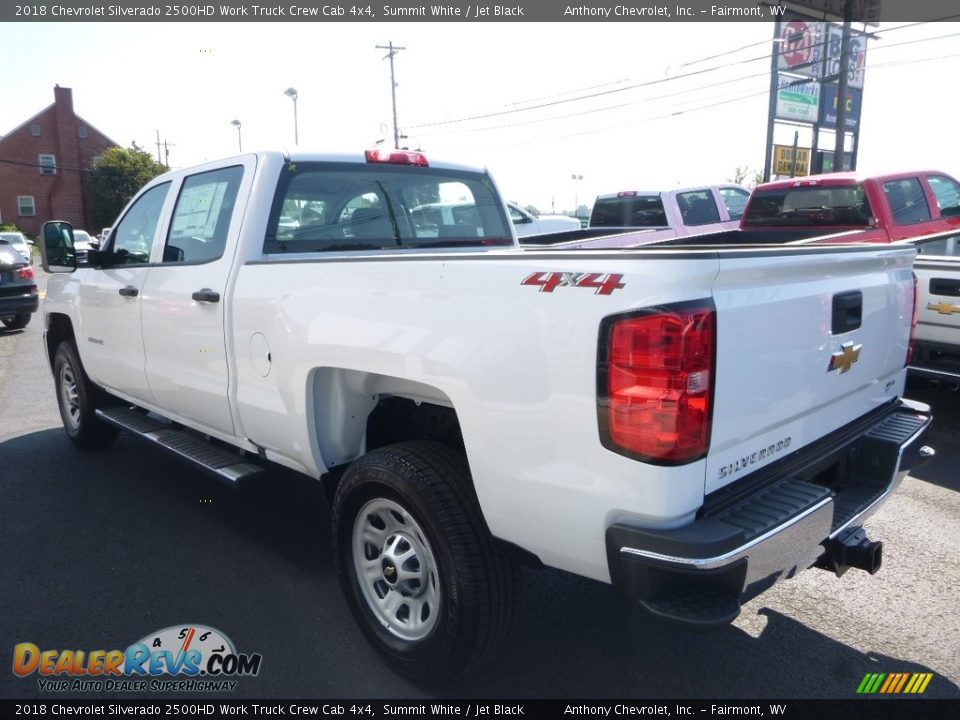 2018 Chevrolet Silverado 2500HD Work Truck Crew Cab 4x4 Summit White / Jet Black Photo #5