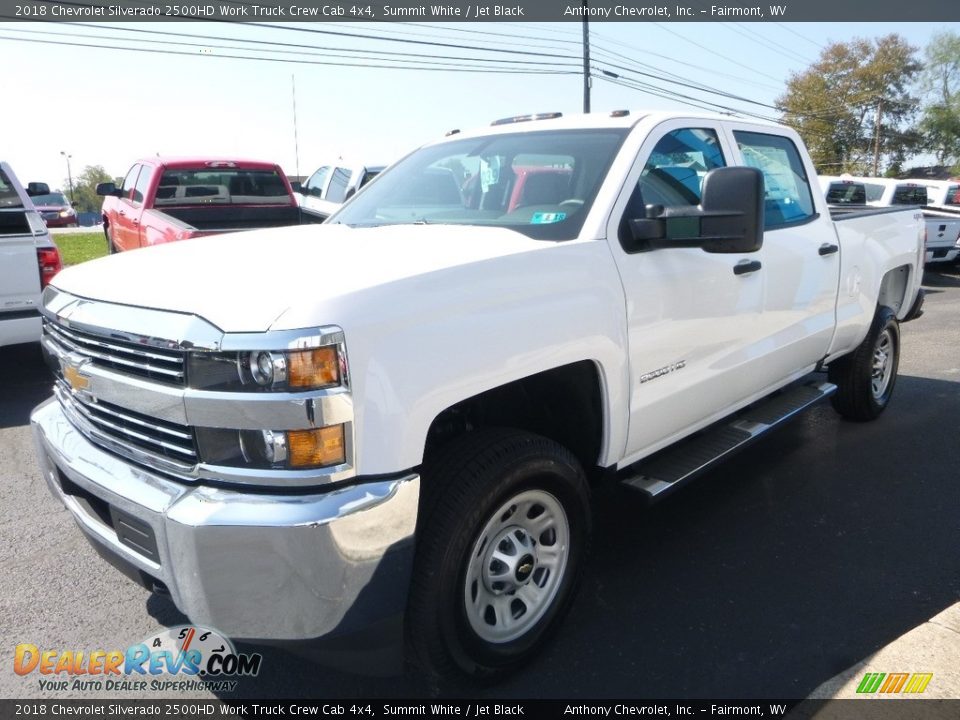 2018 Chevrolet Silverado 2500HD Work Truck Crew Cab 4x4 Summit White / Jet Black Photo #6