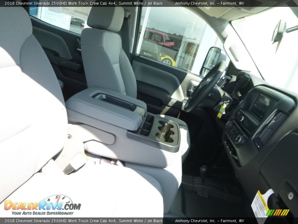 2018 Chevrolet Silverado 2500HD Work Truck Crew Cab 4x4 Summit White / Jet Black Photo #8