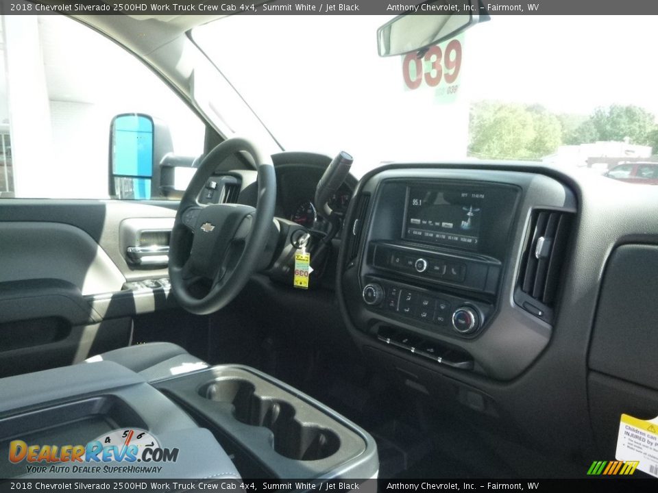 2018 Chevrolet Silverado 2500HD Work Truck Crew Cab 4x4 Summit White / Jet Black Photo #9
