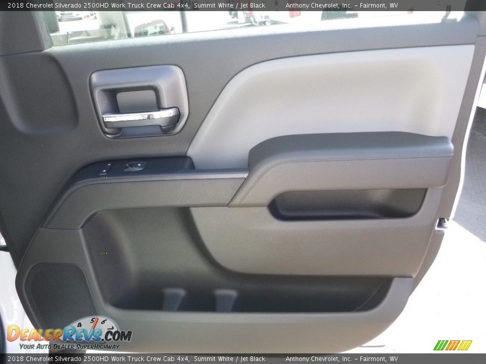 2018 Chevrolet Silverado 2500HD Work Truck Crew Cab 4x4 Summit White / Jet Black Photo #10