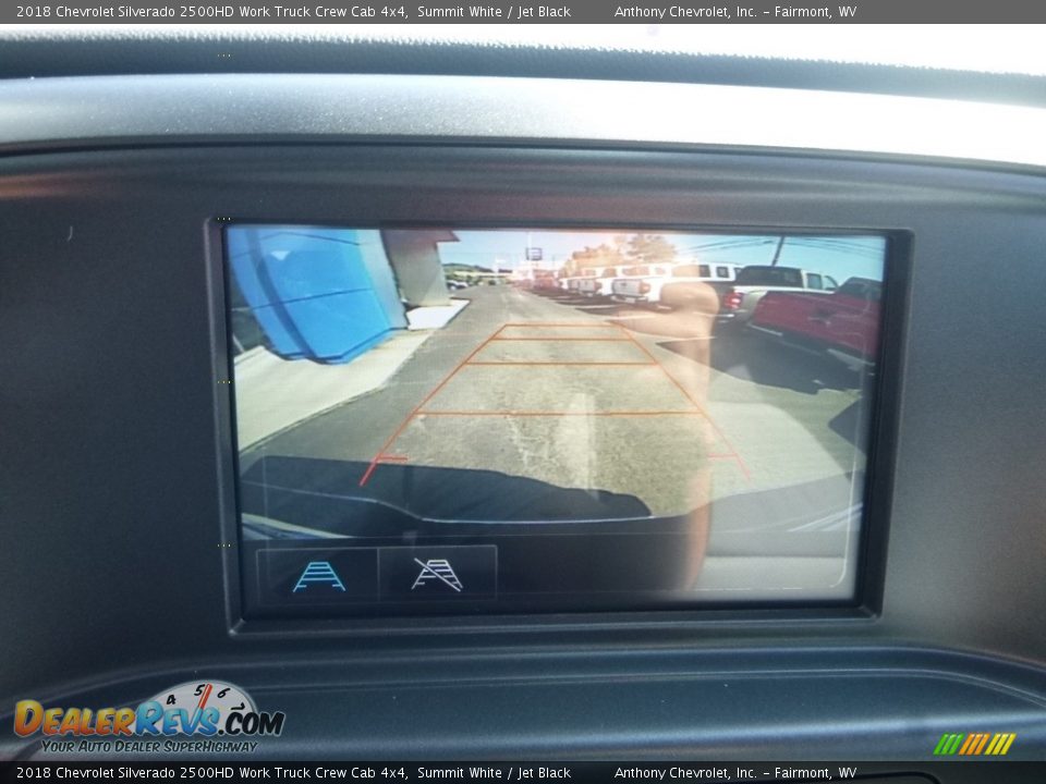 2018 Chevrolet Silverado 2500HD Work Truck Crew Cab 4x4 Summit White / Jet Black Photo #17