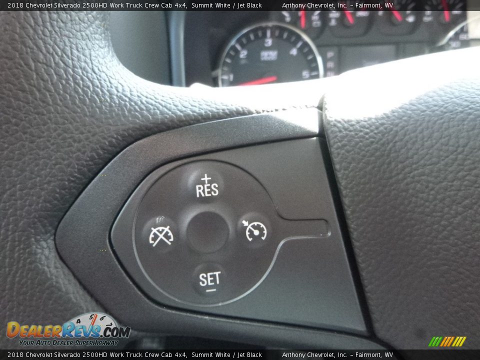 2018 Chevrolet Silverado 2500HD Work Truck Crew Cab 4x4 Summit White / Jet Black Photo #20