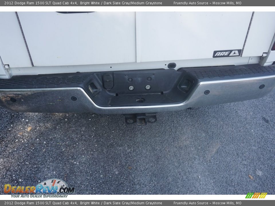 2012 Dodge Ram 1500 SLT Quad Cab 4x4 Bright White / Dark Slate Gray/Medium Graystone Photo #7