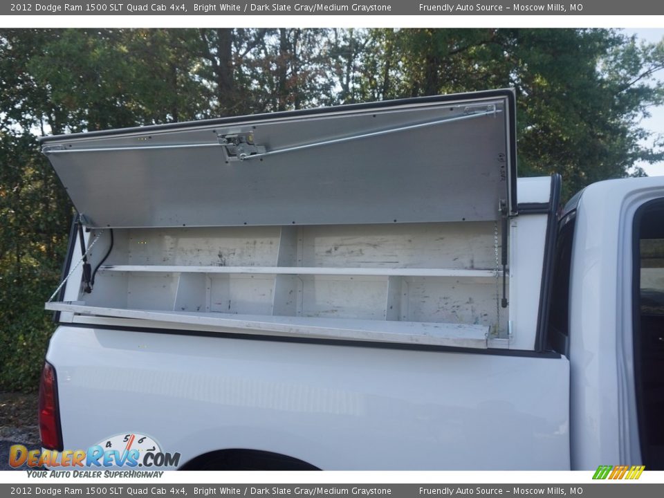 2012 Dodge Ram 1500 SLT Quad Cab 4x4 Bright White / Dark Slate Gray/Medium Graystone Photo #9