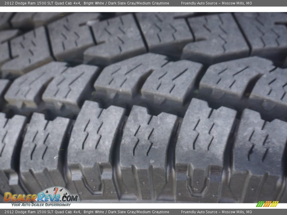 2012 Dodge Ram 1500 SLT Quad Cab 4x4 Bright White / Dark Slate Gray/Medium Graystone Photo #24