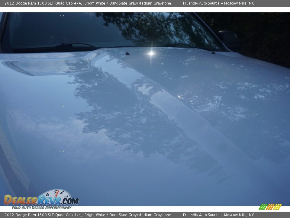 2012 Dodge Ram 1500 SLT Quad Cab 4x4 Bright White / Dark Slate Gray/Medium Graystone Photo #29