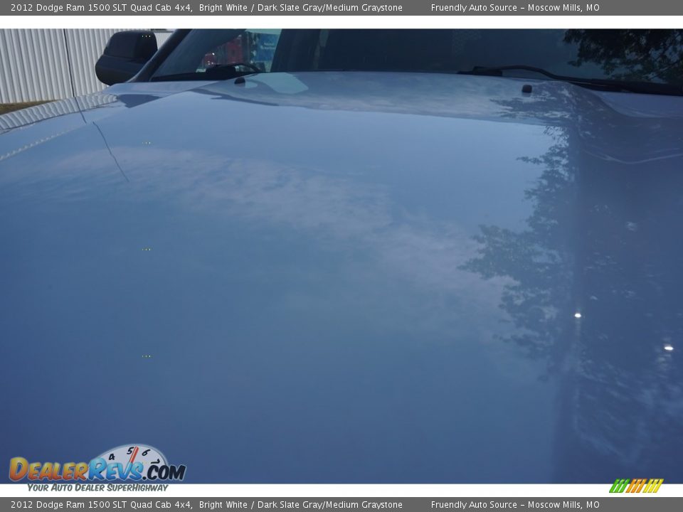 2012 Dodge Ram 1500 SLT Quad Cab 4x4 Bright White / Dark Slate Gray/Medium Graystone Photo #30