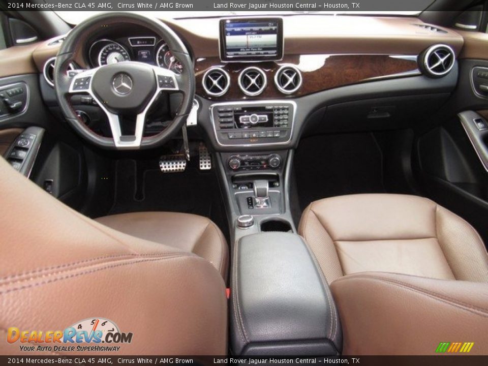 2014 Mercedes-Benz CLA 45 AMG Cirrus White / AMG Brown Photo #4