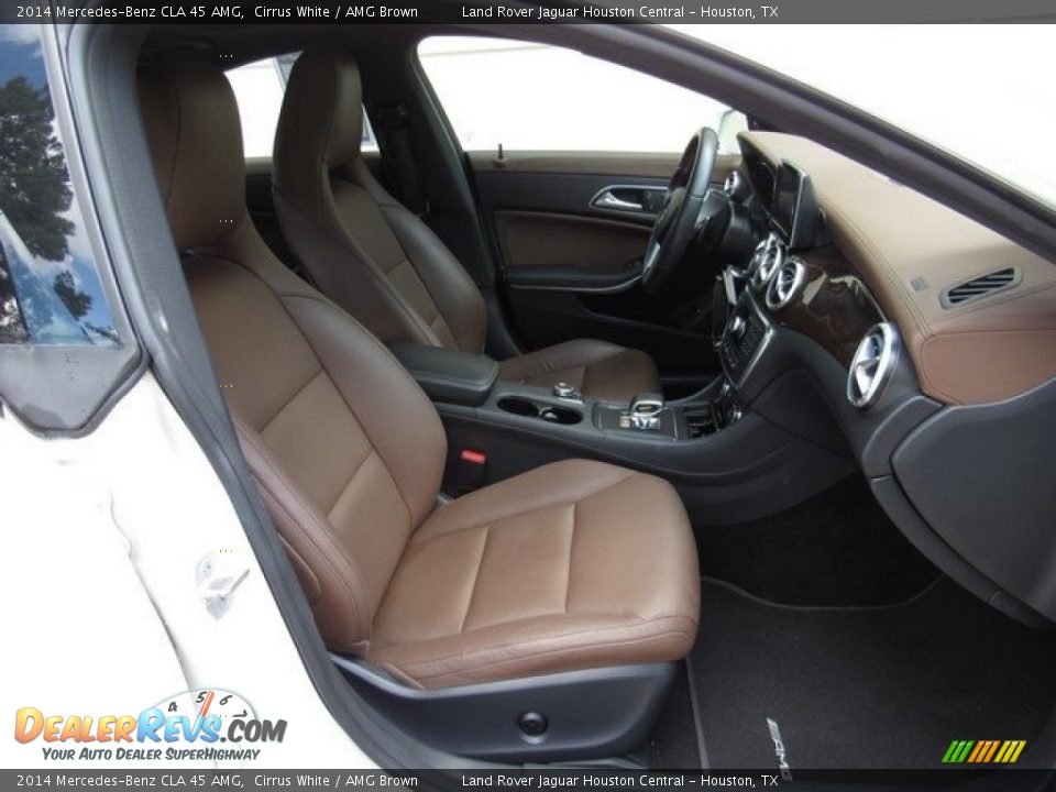 2014 Mercedes-Benz CLA 45 AMG Cirrus White / AMG Brown Photo #5