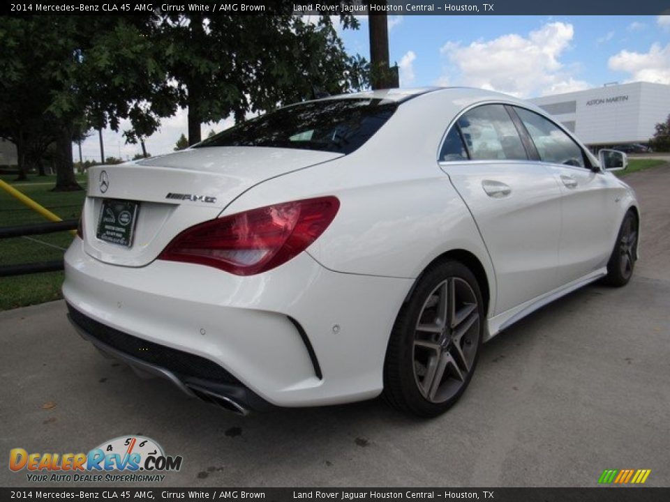 2014 Mercedes-Benz CLA 45 AMG Cirrus White / AMG Brown Photo #7