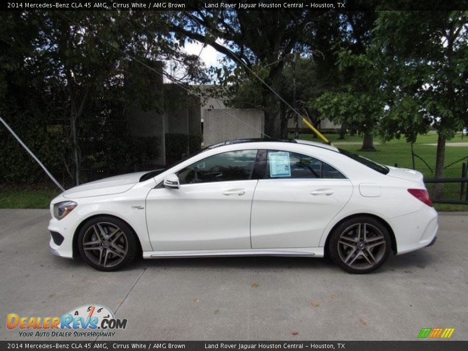 2014 Mercedes-Benz CLA 45 AMG Cirrus White / AMG Brown Photo #11
