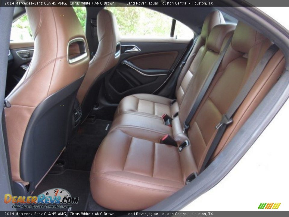 2014 Mercedes-Benz CLA 45 AMG Cirrus White / AMG Brown Photo #13